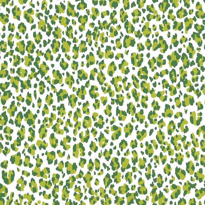 Quadrille Bonaparte Lime Forest Green Wallpaper Sample 305081AWP