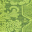 Quadrille La Tour Damask Green Lime Fabric Sample 306006F