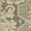 Quadrille La Tour Damask Gray Soft Gray Fabric Sample 306008F