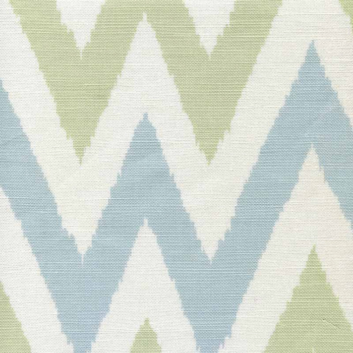 Quadrille Tashkent Ii Small Scale Soft Windsor French Green Fabric Sample 306020F