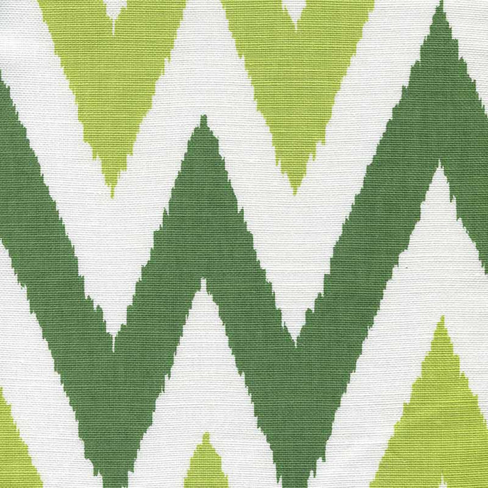 Quadrille Tashkent Ii Small Scale Green Grass Green Fabric 306024F