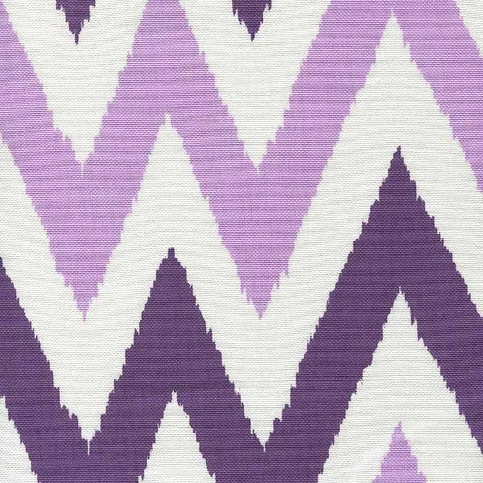 Quadrille Tashkent Ii Small Scale Purple Lilac Fabric Sample 306025F