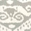 Quadrille Malaya Grey Wallpaper Sample 306046W