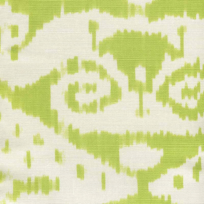 Quadrille Malaya New Green Fabric Sample 306049F