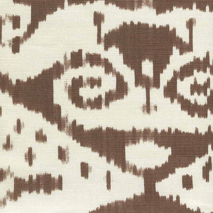 Quadrille Malaya New Brown Fabric Sample 306052F