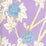 Quadrille Happy Garden Lavender Wallpaper Sample 306064W