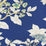 Quadrille Happy Garden New Navy Fabric Sample 306068F