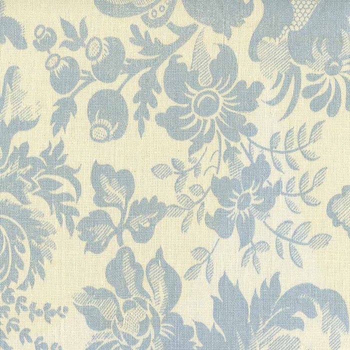 Quadrille Des Gardes Soft Windsor Blue Fabric Sample 306081F