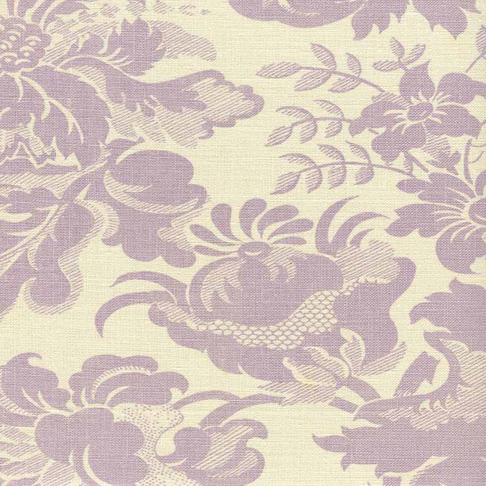 Quadrille Des Gardes Soft Lavender Fabric 306083F