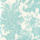 Quadrille Des Gardes Turquoise Wallpaper Sample 306085W