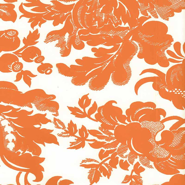 Quadrille Des Gardes Terracotta Wallpaper 306087W