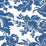 Quadrille Des Gardes New Navy Wallpaper Sample 306088W