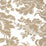 Quadrille Des Gardes Gold Metallic Wallpaper Sample 306093W