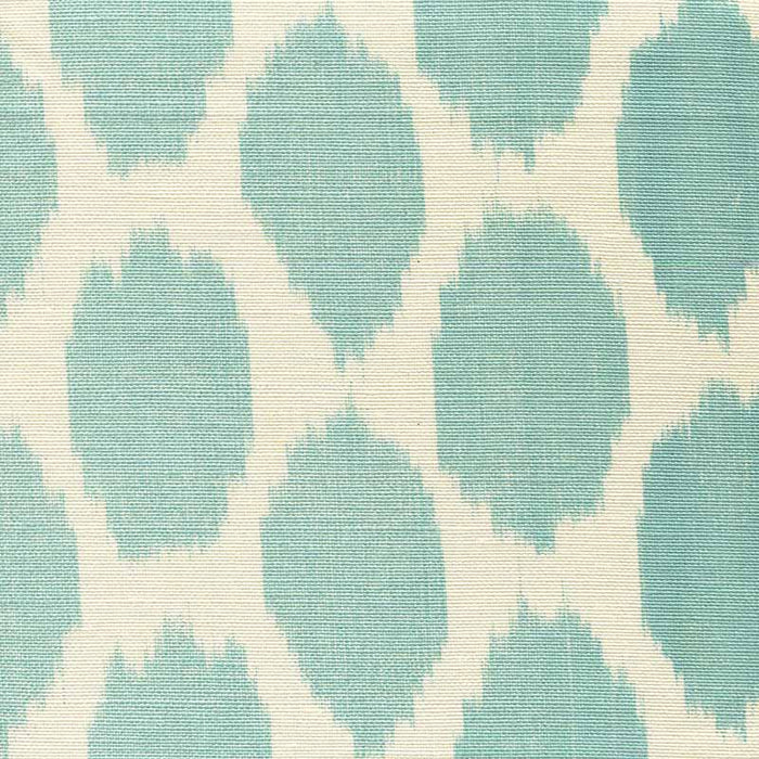 Quadrille Adras Turquoise Fabric Sample 306101F