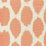 Quadrille Adras Orange Fabric Sample 306109F