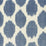 Quadrille Adras Navy Fabric Sample 306111F