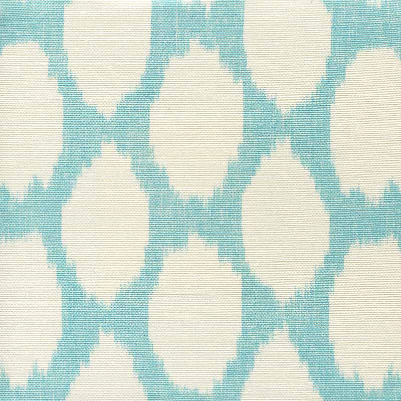 Quadrille Adras Reverse Turquoise Fabric 306143F