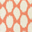 Quadrille Adras Reverse New Orange Fabric Sample 306144F