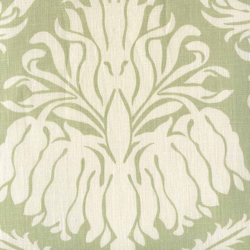 Quadrille Corinthe One Color Reverse Soft French Green Fabric 306175F-04