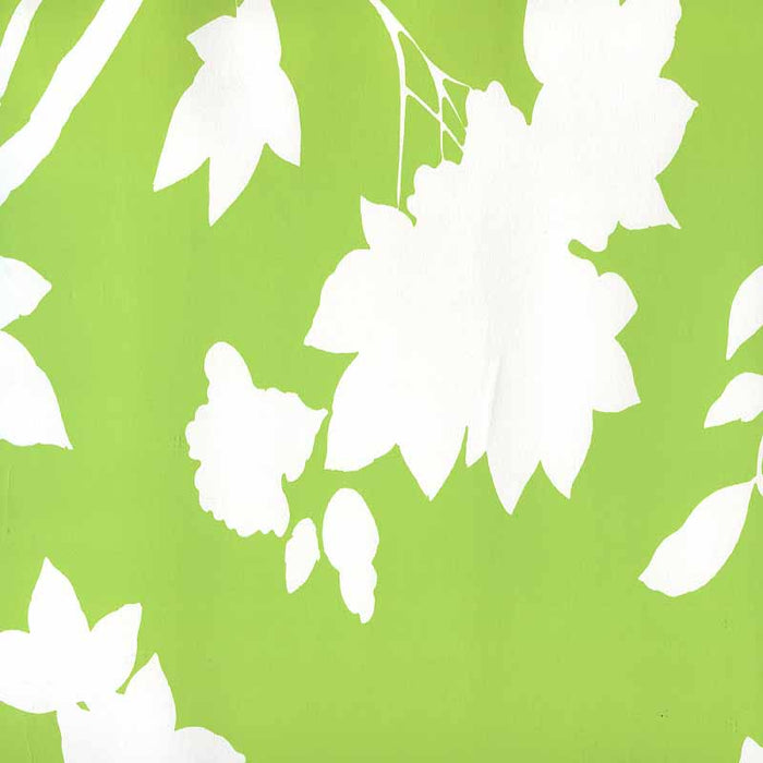 Quadrille Happy Garden Background Jungle Green Wallpaper 306186W