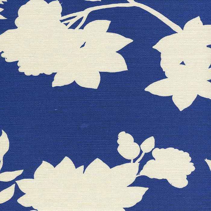 Quadrille Happy Garden Background New Navy Fabric Sample 306188F