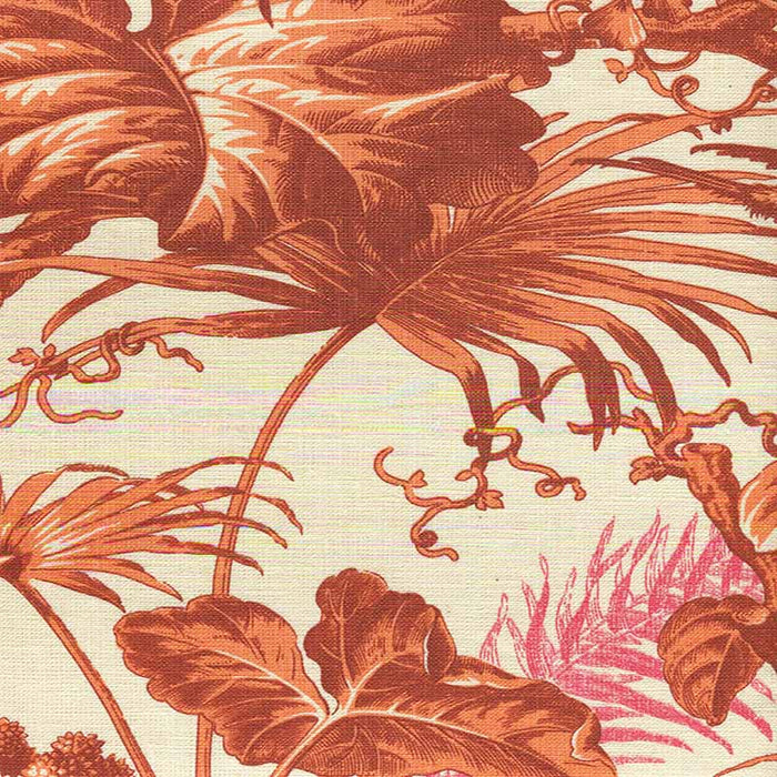 Quadrille Tropique Multi Oranges Fabric 306197F