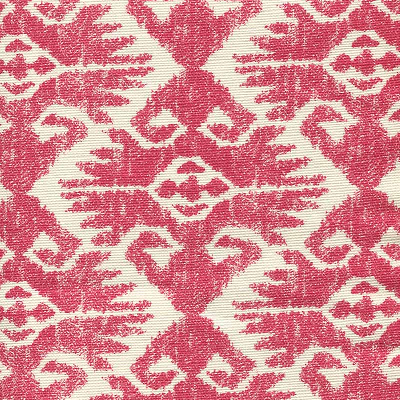 Quadrille Tucson Red Fabric 306218F