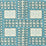 Quadrille Manchester By The Sea Turquoise Ribbon Fabric Sample 306285F