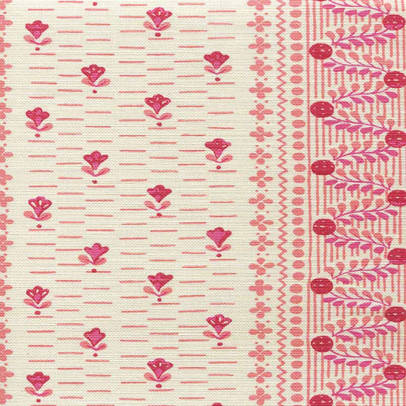 Quadrille Links Ii Multi Pinks Fabric 306293F