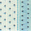 Quadrille Links Ii Multi Mojave Blue Turquoise Fabric Sample 306295CT