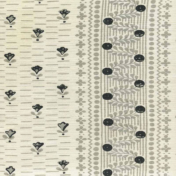 Quadrille Links Ii Grays Black Fabric 306296F