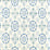 Quadrille Crawford Multi Blues Fabric 306306CTTN