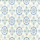 Quadrille Crawford Multi Blues Fabric 306306CTTN