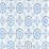 Quadrille Crawford Royal Blue French Blue Fabric Sample 306309CTTN