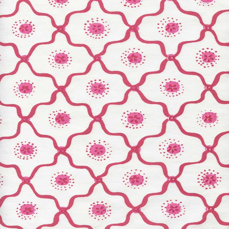 Quadrille Longfellow Strawberry Fabric 306320C-03CTT