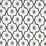 Quadrille Longfellow Black Grey Fabric Sample 306320C-09CTT