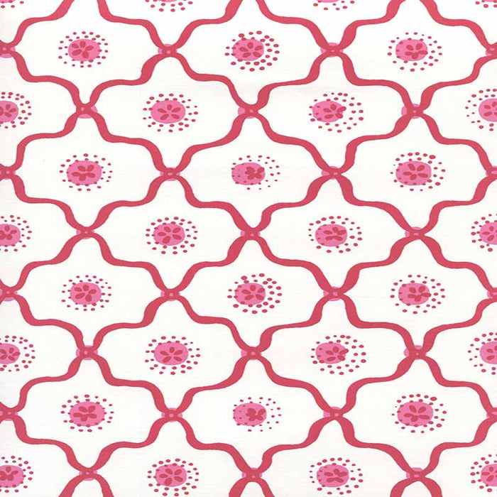 Quadrille Longfellow Strawberry Wallpaper 306320W-03WWP