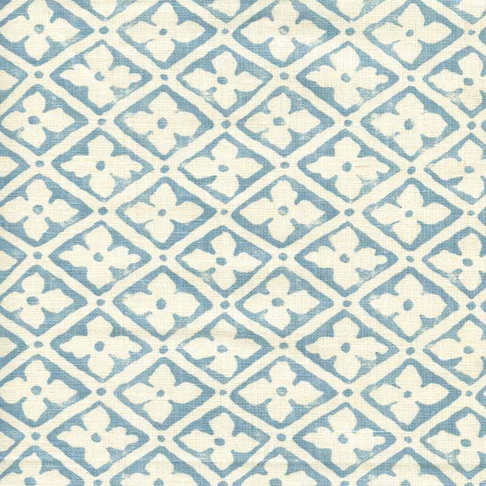 Quadrille Puccini Windsor Blue Fabric Sample 306330F-04