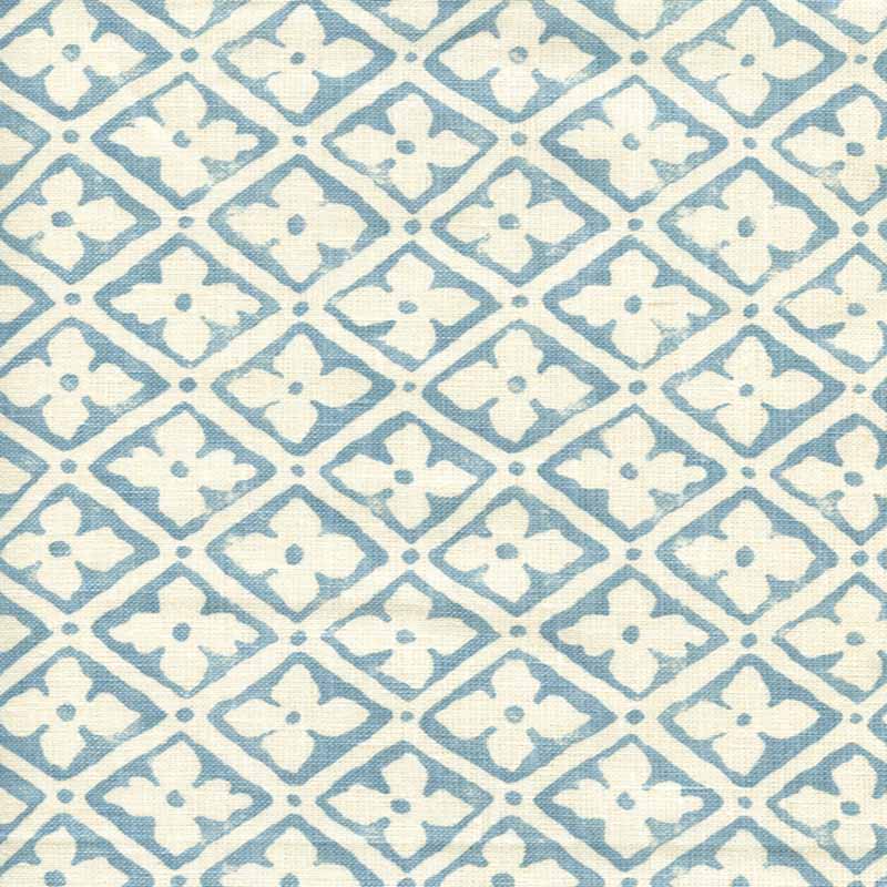 Quadrille Puccini Windsor Blue Fabric 306330F-04