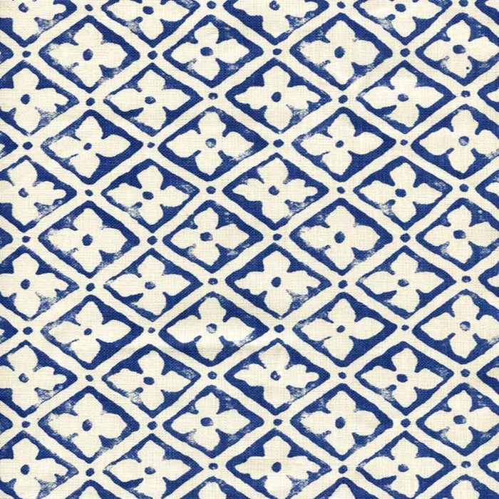 Quadrille Puccini New Navy Fabric Sample 306330F-09