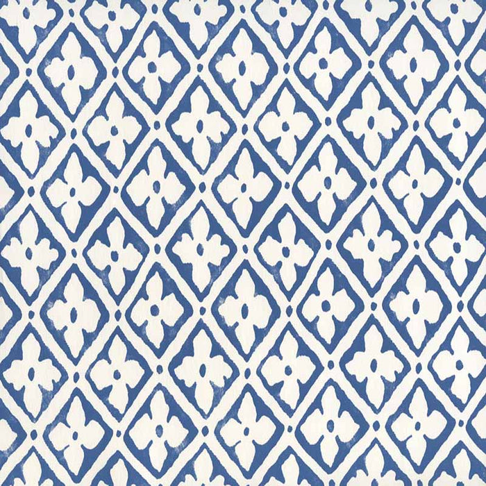 Quadrille Puccini New Navy Wallpaper Sample 306330W-09