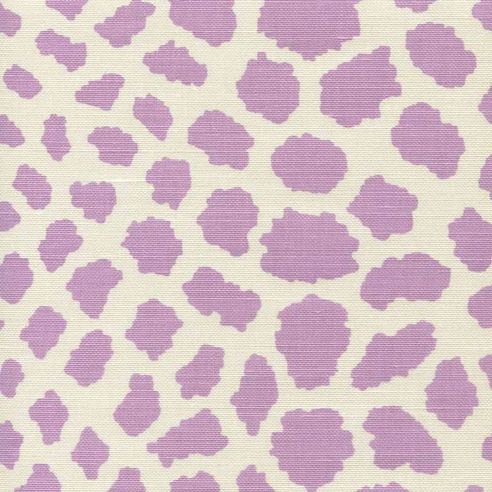 Quadrille Cheetah Lavender Fabric 306360F-05