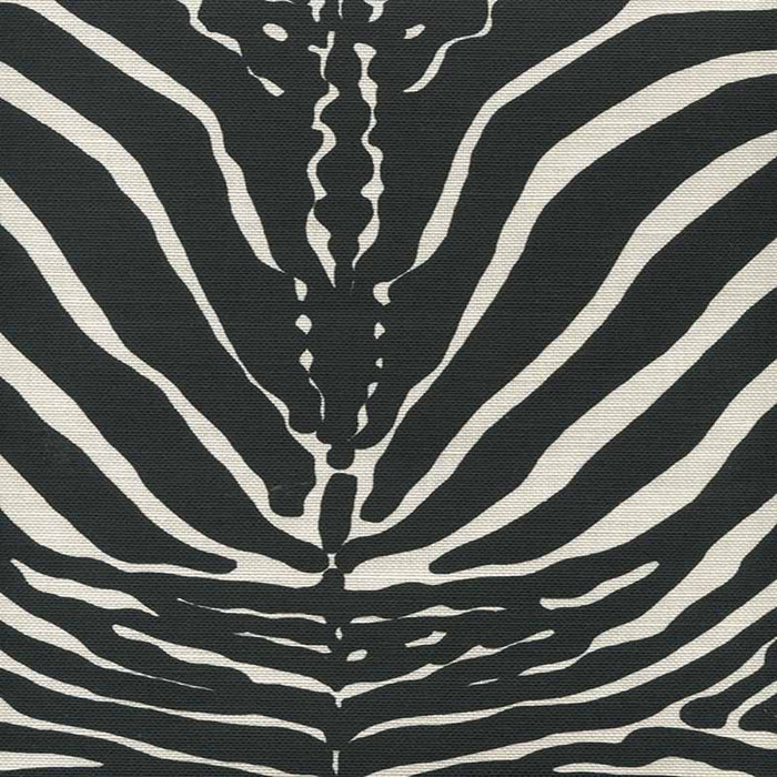 Quadrille Zebre Black Fabric Sample 306370F-10