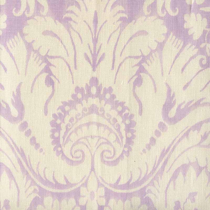 Quadrille Borghese Background Lavender Fabric 306470F-04