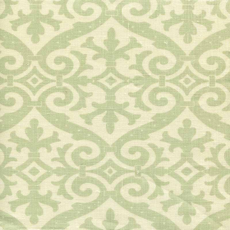 Quadrille French Damask Soft French Green Fabric 306490F-04