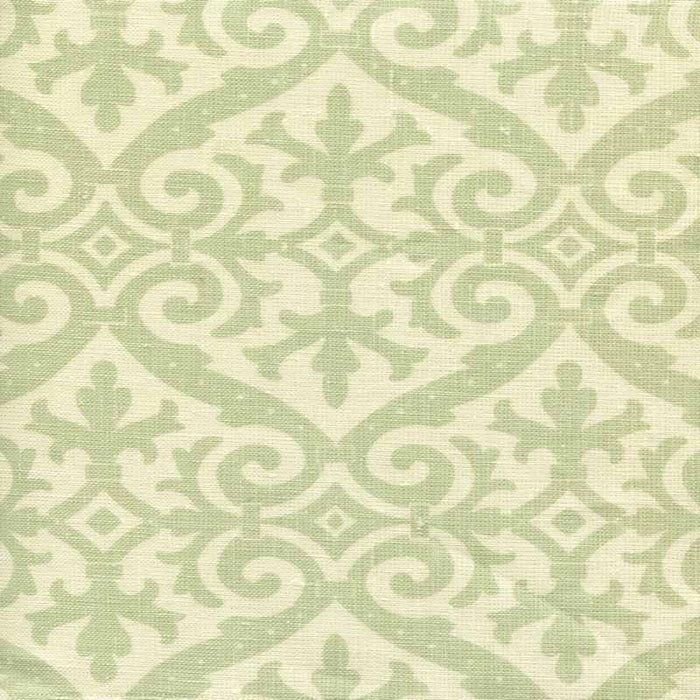 Quadrille French Damask Soft French Green Fabric Sample 306490F-04