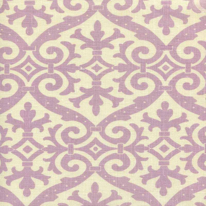 Quadrille French Damask Soft Lavender Fabric Sample 306490F-05