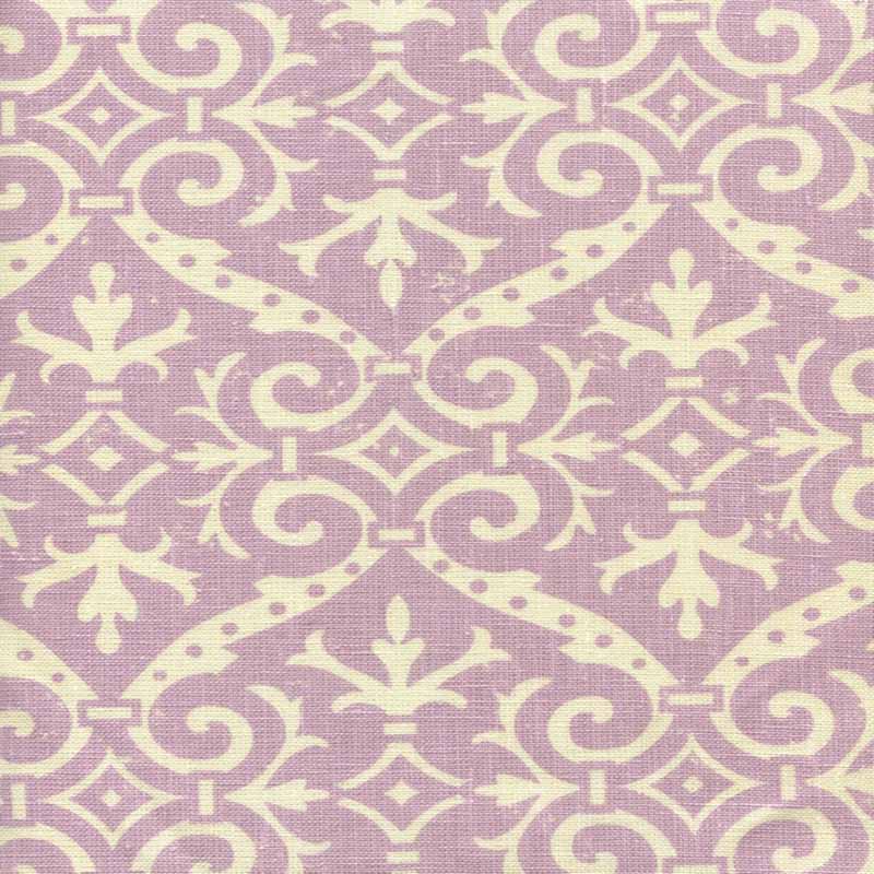 Quadrille French Damask Reverse Soft Lavender Fabric 306495F-05