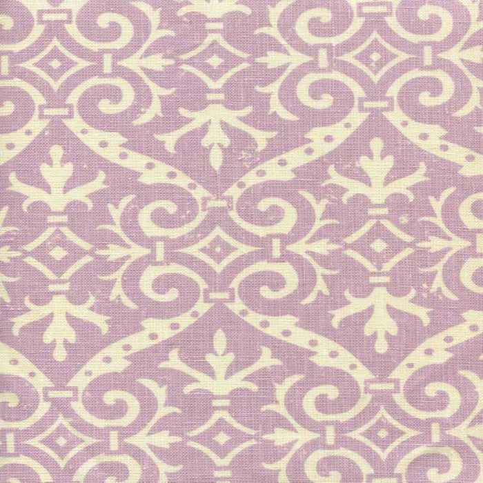 Quadrille French Damask Reverse Soft Lavender Fabric Sample 306495F-05