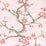 Quadrille Cherry Branch Pale Pink Pink Taupe Wallpaper Sample 306500W-04WP